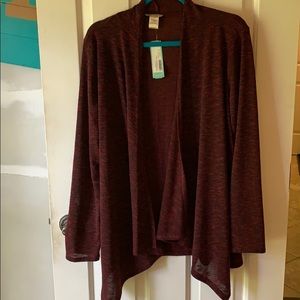Great burgundy cardigan